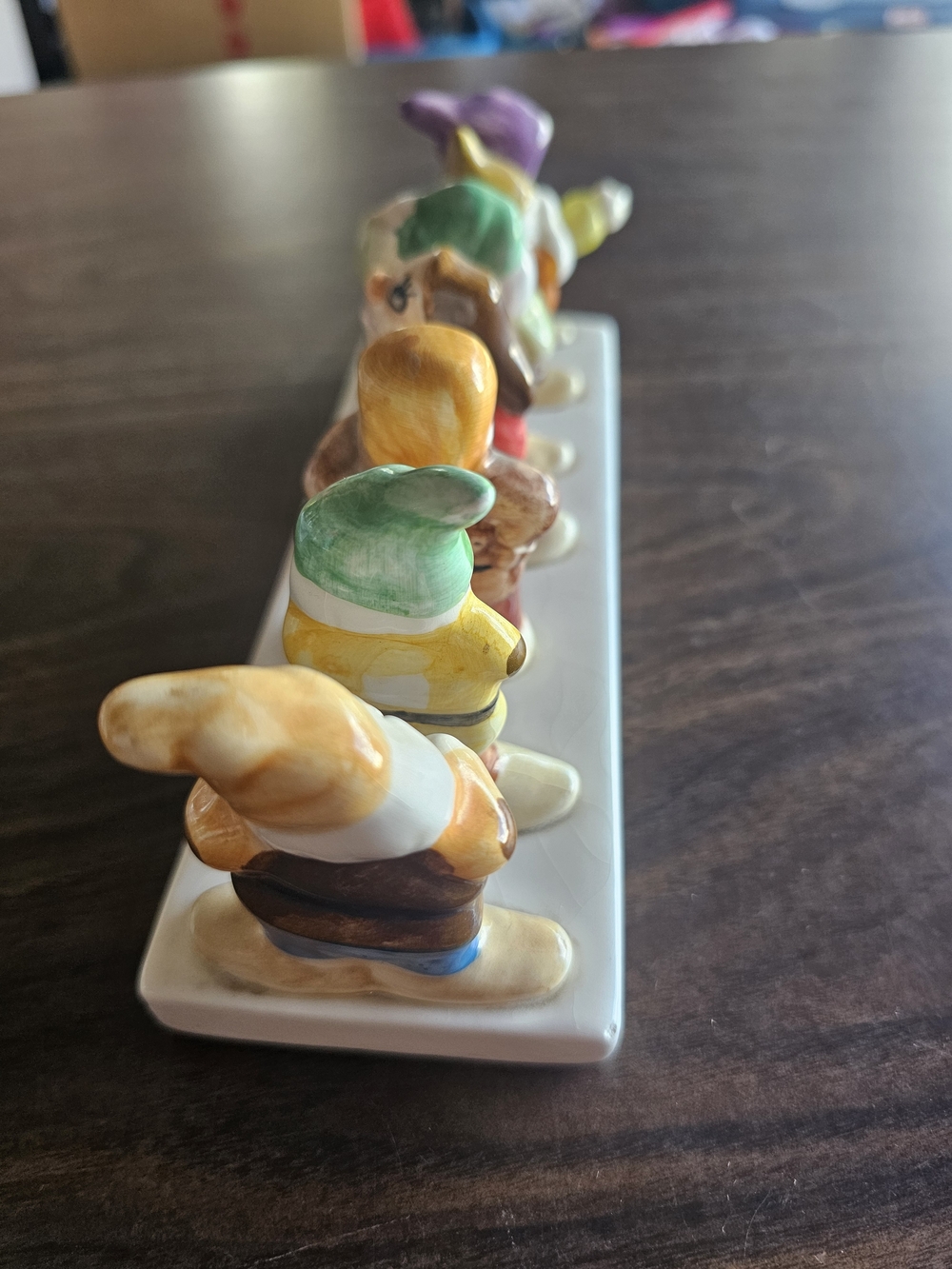 Ceramic Seven‎ Dwarfs Clover Toaster Rack 💙💙 - Picture 2 of 4